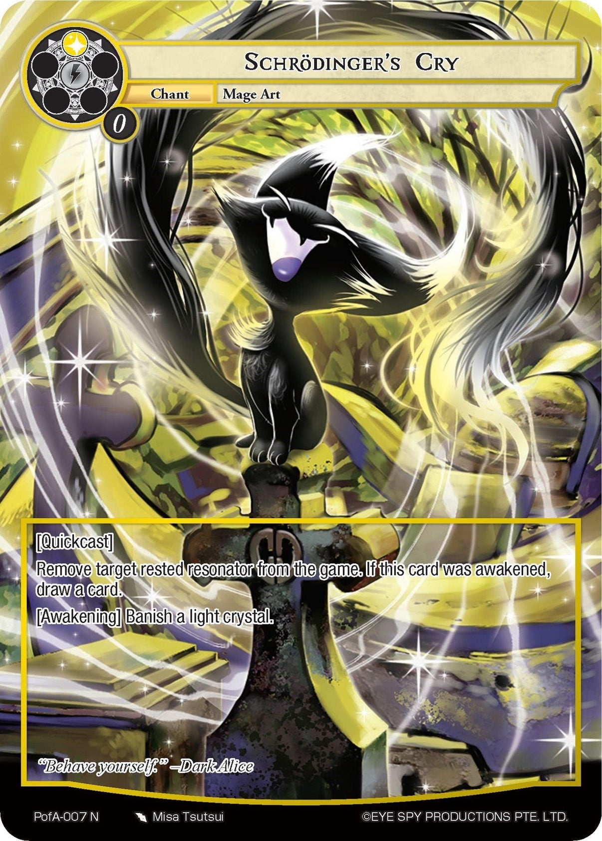 Schrodinger's Cry (Full Art) (PofA-007) [Alice Origin IV: Prologue of Attoractia] - POKÉ JEUX