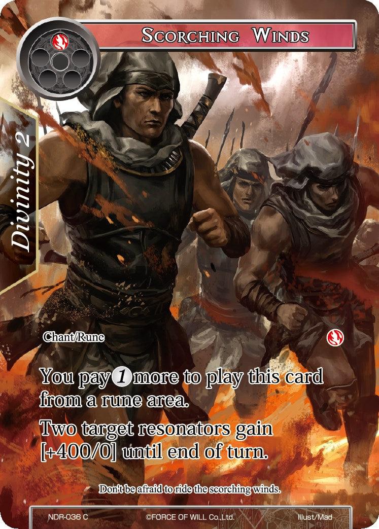 Scorching Winds (Full Art) (NDR-036) [New Dawn Rises] - POKÉ JEUX