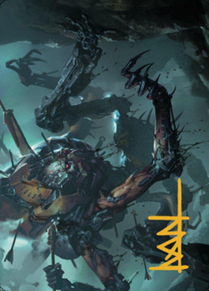 Scrapwork Rager Art Card (Gold-Stamped Signature) [The Brothers' War Art Series] - POKÉ JEUX