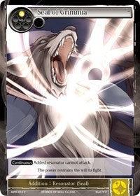 Seal of Grimmia (MPR-013) [The Moon Priestess Returns] - POKÉ JEUX