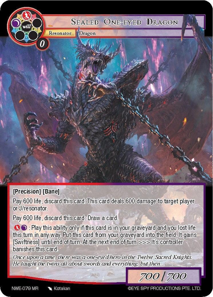 Sealed One-Eyed Dragon (NWE-079 MR) [A New World Emerges] - POKÉ JEUX