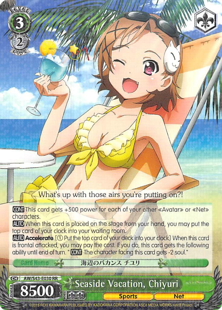 Seaside Vacation, Chiyuri (AW/S43-E030 RR) [Accel World -Infinite Burst-] - POKÉ JEUX