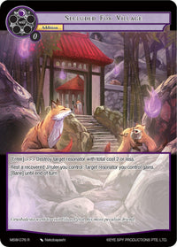 Secluded Fox Village (MSW-076) [The Magic Stone War - Zero] - POKÉ JEUX