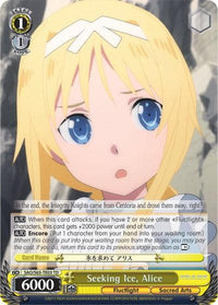 Seeking Ice, Alice (SAO/S65-TE03 TD) [Sword Art Online -Alicization-] - POKÉ JEUX