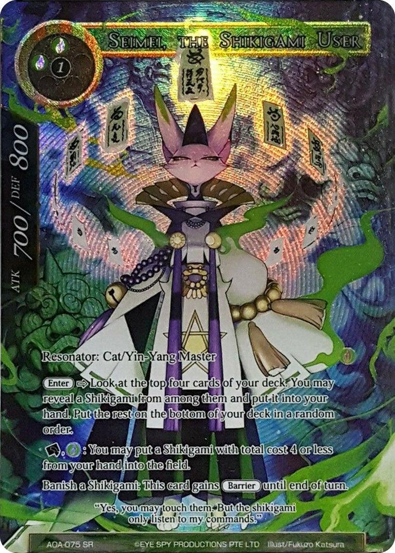Seimei, the Shikigami User (Full Art) (AOA-075) [Awakening of the Ancients] - POKÉ JEUX