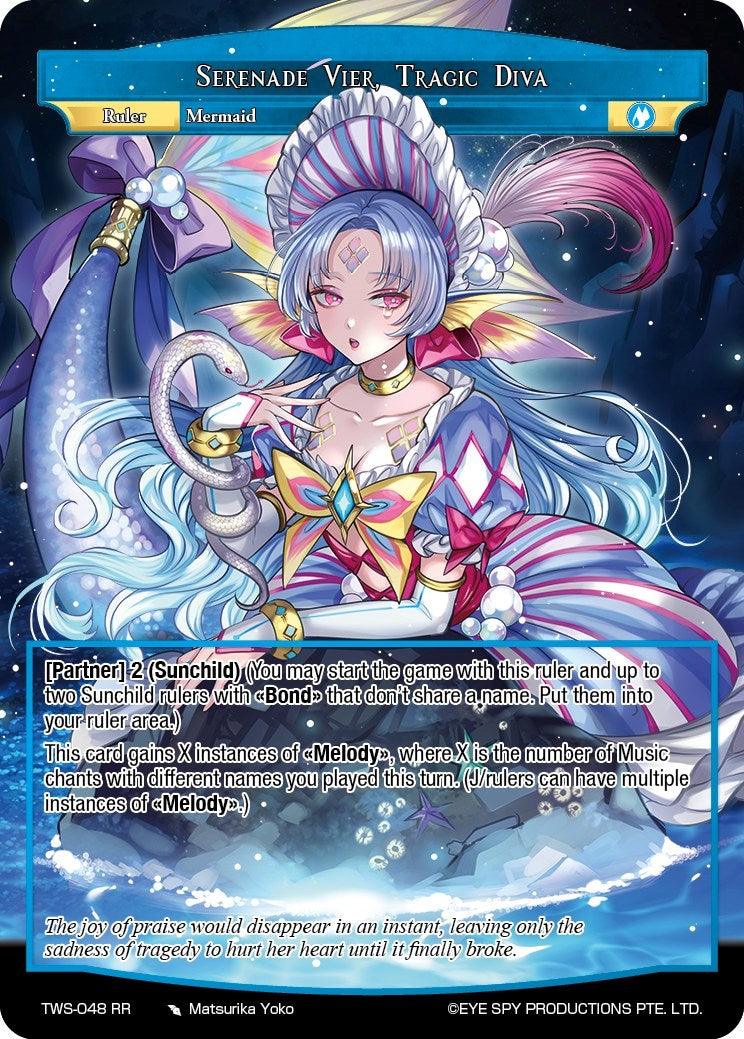 Serenade Vier, Tragic Diva (TWS-048 RR) [The War of the Suns] - POKÉ JEUX