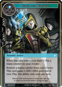 Servant of Mercurius (SDL3-010) [Starter Deck: Malefic Ice] - POKÉ JEUX
