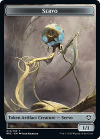 Servo // Eldrazi Double-Sided Token [The Brothers' War Commander Tokens] - POKÉ JEUX