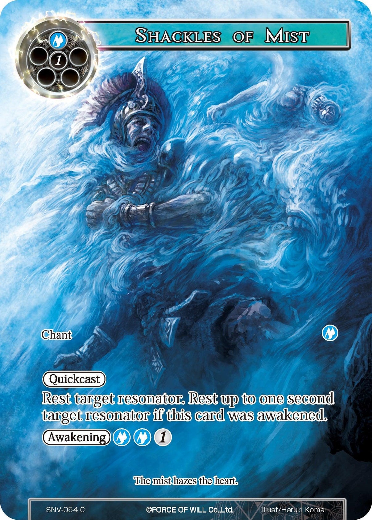Shackles of Mist (Full Art) (SNV-054) [The Strangers of New Valhalla] - POKÉ JEUX