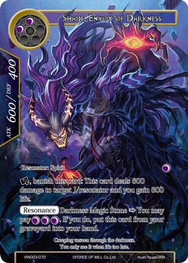 Shade, Envoy of Darkness (VIN003-072) [Vingolf 3: Ruler All Stars] - POKÉ JEUX