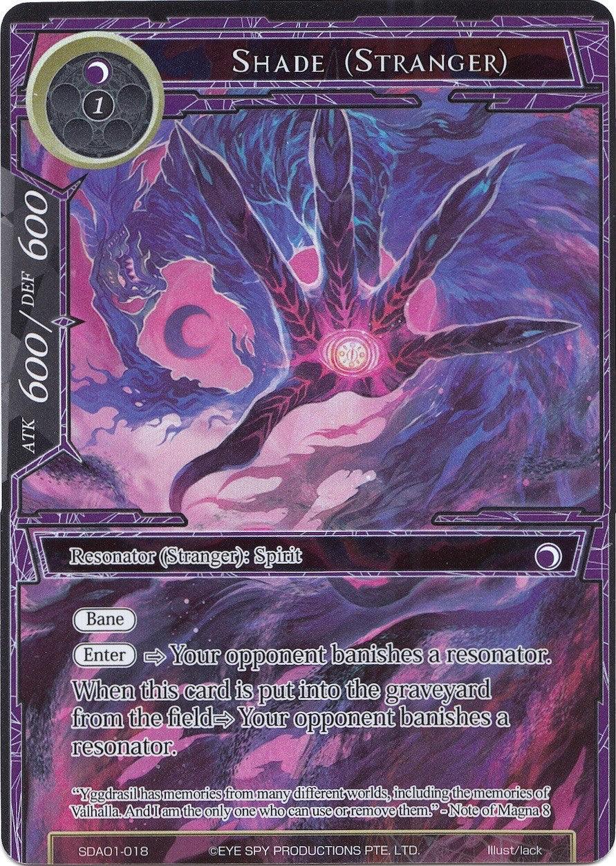 Shade (Stranger) (Full Art) (SDAO1-018) [Alice Origin Starter Deck] - POKÉ JEUX