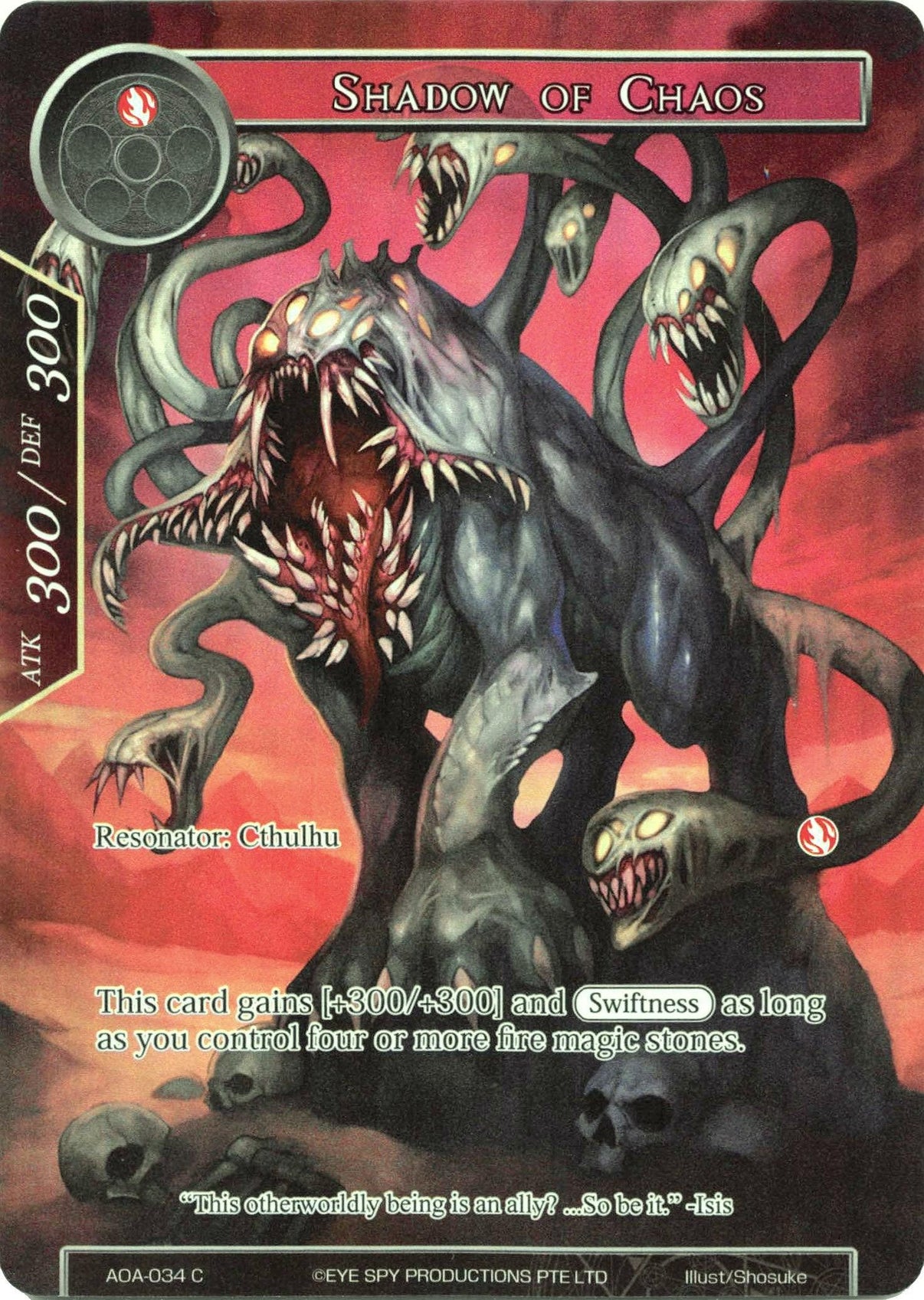 Shadow of Chaos (Full Art) (AOA-034) [Awakening of the Ancients] - POKÉ JEUX