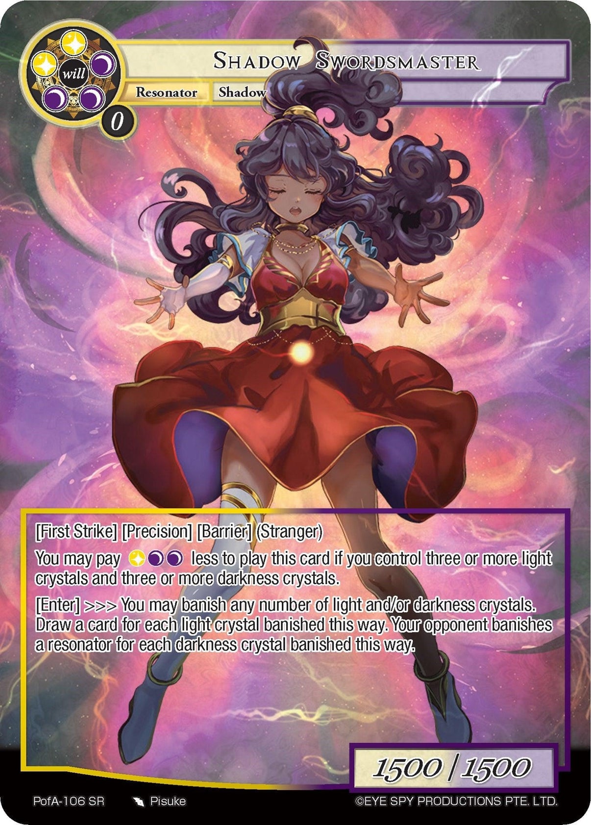 Shadow Swordmaster (Full Art) (PofA-106) [Alice Origin IV: Prologue of Attoractia] - POKÉ JEUX