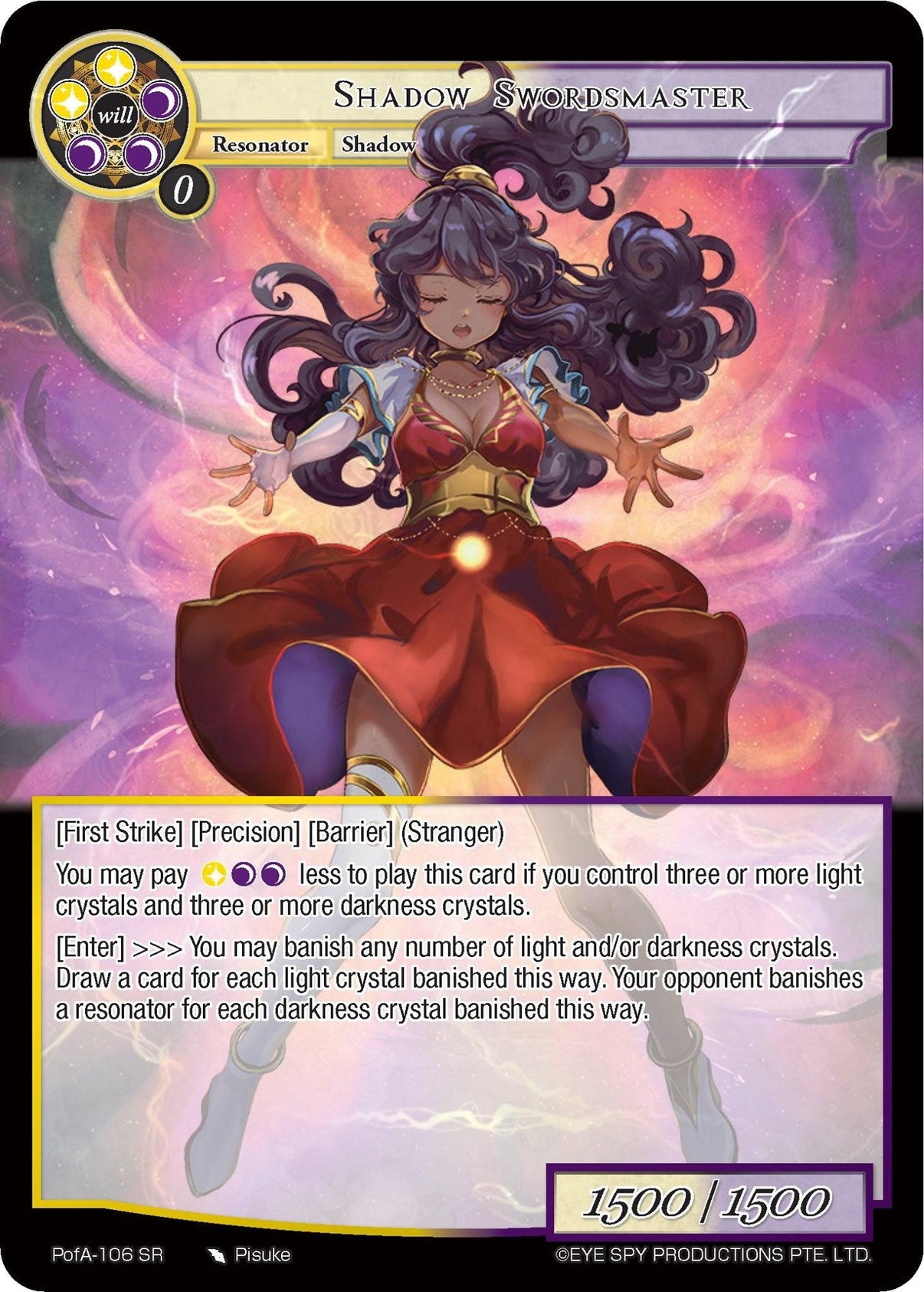 Shadow Swordmaster (PofA-106) [Alice Origin IV: Prologue of Attoractia] - POKÉ JEUX