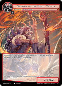 Shaman of the Spirit Village (MSW-028) [The Magic Stone War - Zero] - POKÉ JEUX