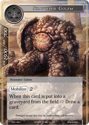 Shattered Golem (ADK-148) [Advent of the Demon King] - POKÉ JEUX