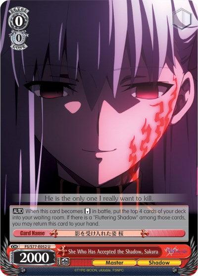 She Who Has Accepted the Shadow, Sakura (FS/S77-E052 U) [Fate/Stay Night [Heaven's Feel] Vol.2] - POKÉ JEUX