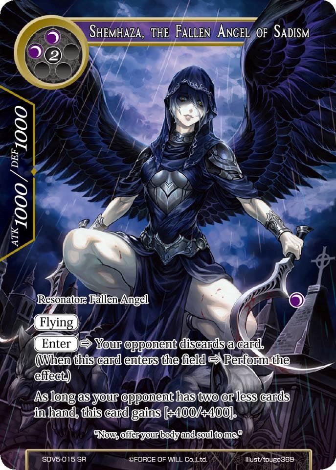 Shemhaza, the Fallen Angel of Sadism (SDV5-015) [Starter Deck: Valhalla Cluster] - POKÉ JEUX