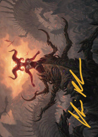 Sheoldred, the Apocalypse Art Card (Gold-Stamped Signature) [Dominaria United Art Series] - POKÉ JEUX