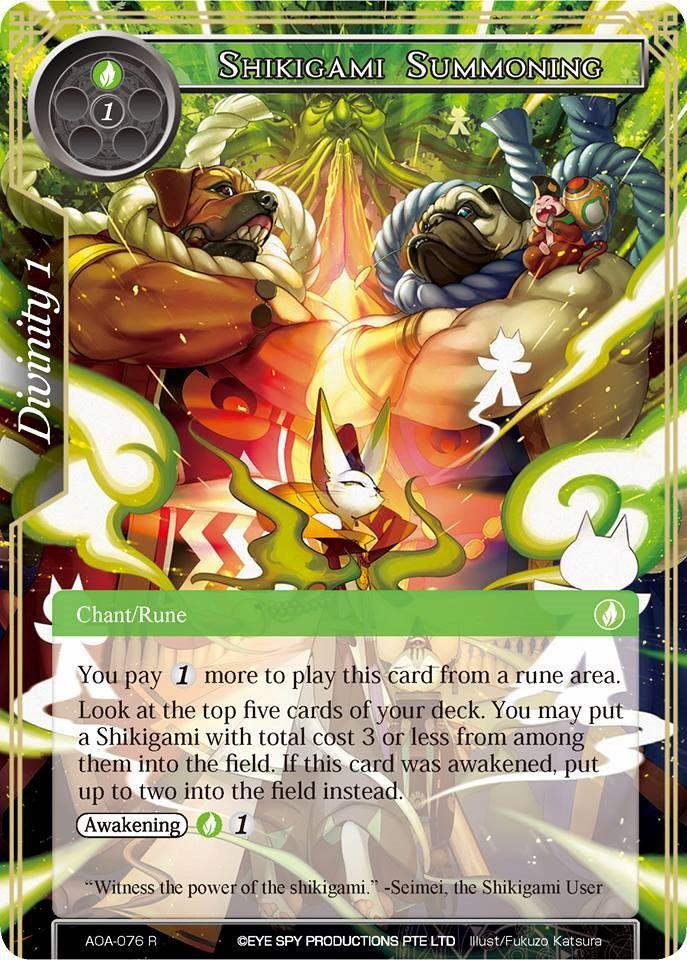 Shikigami Summoning (AOA-076) [Awakening of the Ancients] - POKÉ JEUX