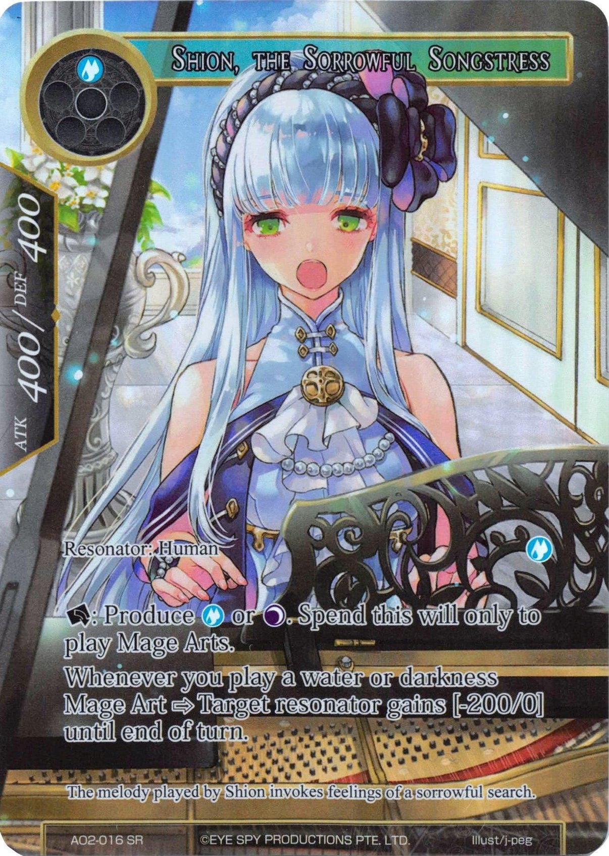 Shion, the Sorrowful Songstress (Full Art) (AO2-016) [Alice Origin II] - POKÉ JEUX