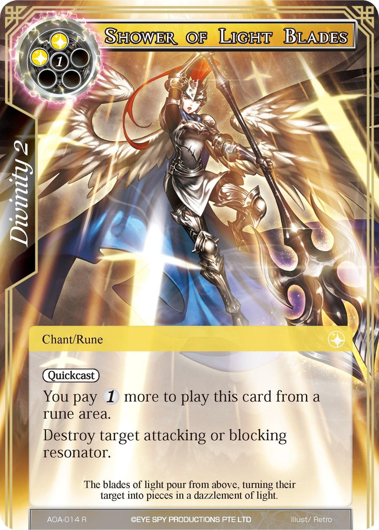 Shower of Light Blades (AOA-014) [Awakening of the Ancients] - POKÉ JEUX