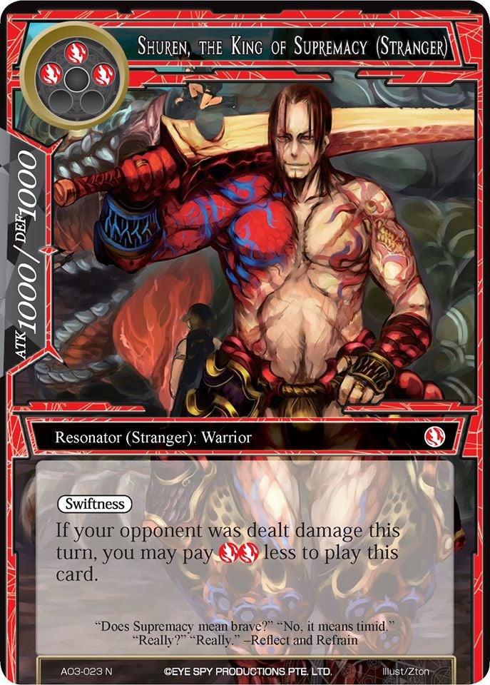 Shuren, the King of Supremacy (Stranger) (AO3-023) [Alice Origin III] - POKÉ JEUX