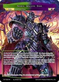 Sieben, Malefic $t@r (CST-082 RR) [Clash of the Star Trees] - POKÉ JEUX