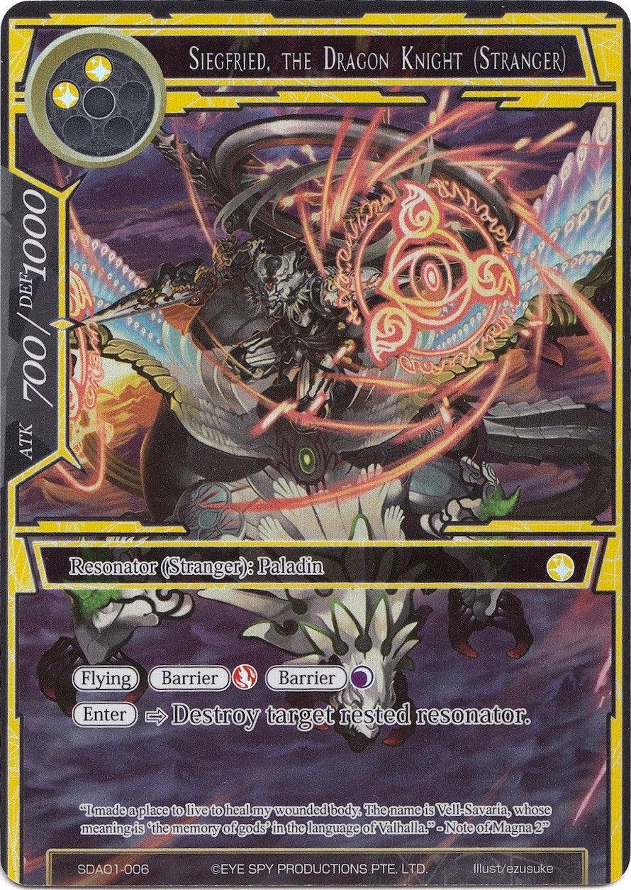 Siegfried, the Dragon Knight (Stranger) (Full Art) (SDAO1-006) [Alice Origin Starter Deck] - POKÉ JEUX