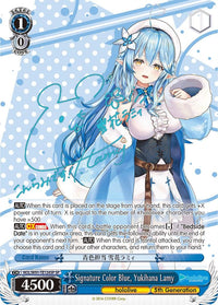 Signature Color Blue, Yukihana Lamy (HOL/W91-TE124SP SP) [hololive production] - POKÉ JEUX