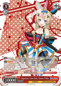 Signature Color Red, Omaru Polka (HOL/W91-TE118SP SP) [hololive production] - POKÉ JEUX