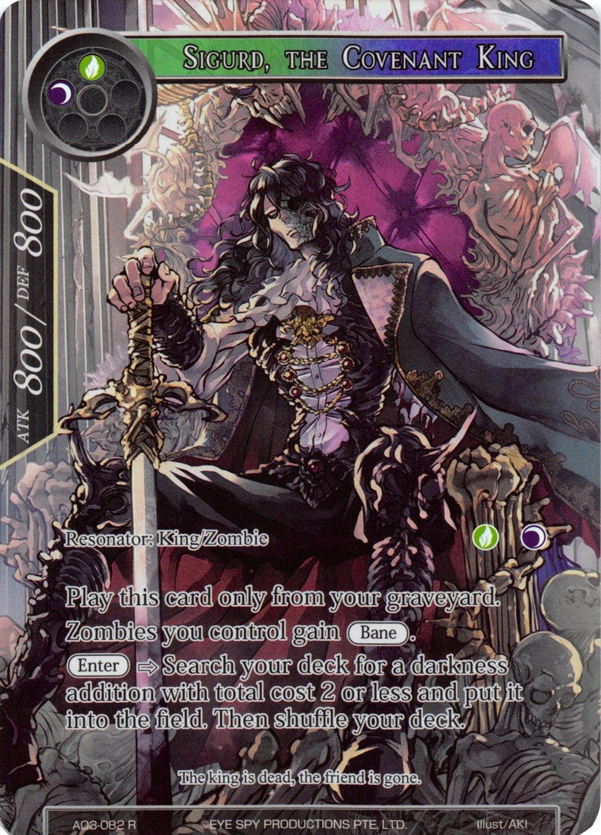 Sigurd, the Covenant King (Full Art) (AO3-082) [Alice Origin III] - POKÉ JEUX