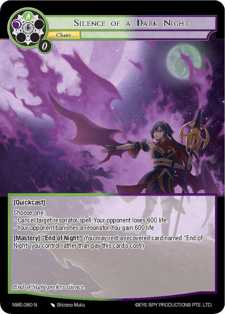 Silence of a Dark Night (NWE-080 N) [A New World Emerges] - POKÉ JEUX