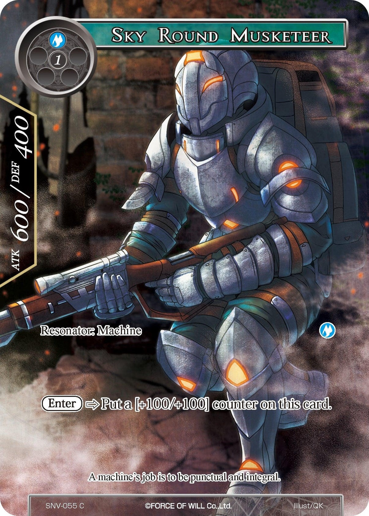 Sky Round Musketeer (Full Art) (SNV-055) [The Strangers of New Valhalla] - POKÉ JEUX