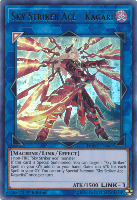 Sky Striker Ace - Kagari [DUOV-EN060] Ultra Rare - POKÉ JEUX