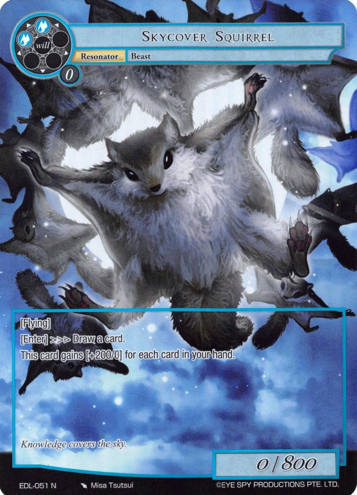 Skycover Squirrel (Full Art) (EDL-051) [The Epic of the Dragon Lord] - POKÉ JEUX