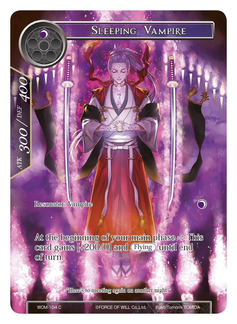 Sleeping Vampire (Full Art) (WOM-104) [Winds of the Ominous Moon] - POKÉ JEUX
