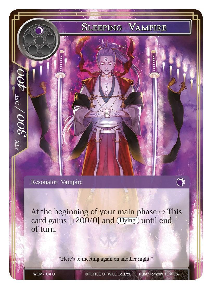 Sleeping Vampire (WOM-104) [Winds of the Ominous Moon] - POKÉ JEUX