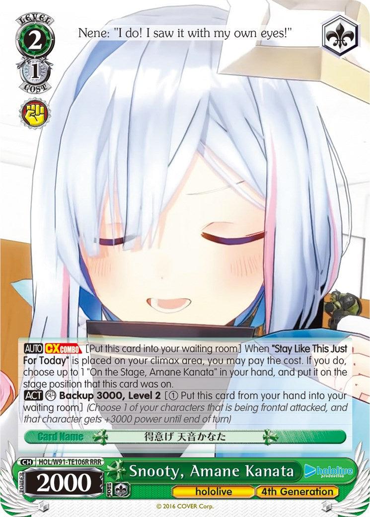 Snooty, Amane Kanata (HOL/W91-TE106R RRR) [hololive production] - POKÉ JEUX