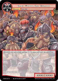 Snow White's Fire Dwarves (MSW-030) [The Magic Stone War - Zero] - POKÉ JEUX