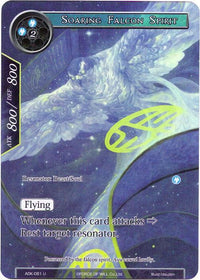 Soaring Falcon Spirit (Full Art) (ADK-081) [Advent of the Demon King] - POKÉ JEUX