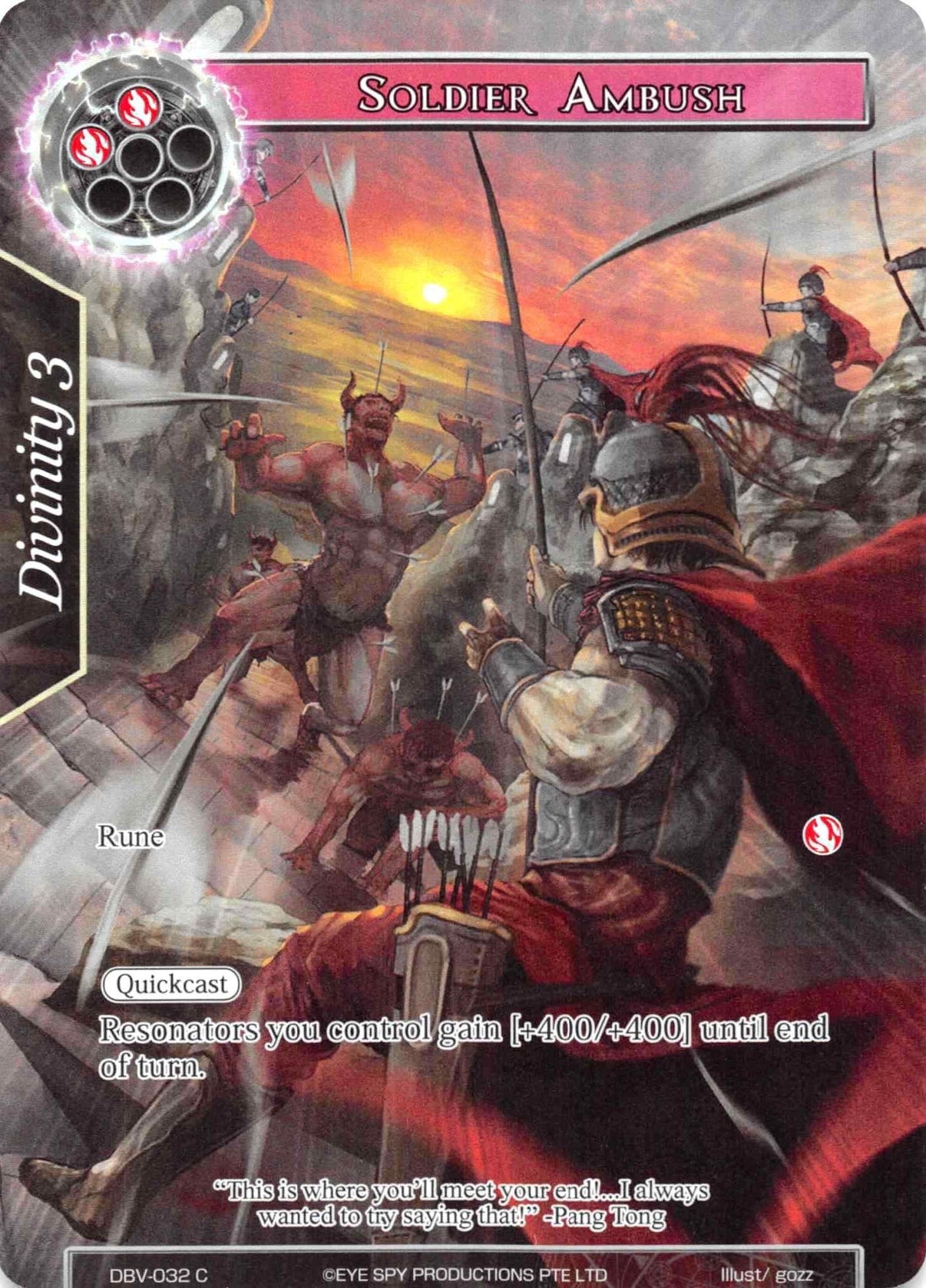 Soldier Ambush (Full Art) (DBV-032) [The Decisive Battle of Valhalla] - POKÉ JEUX