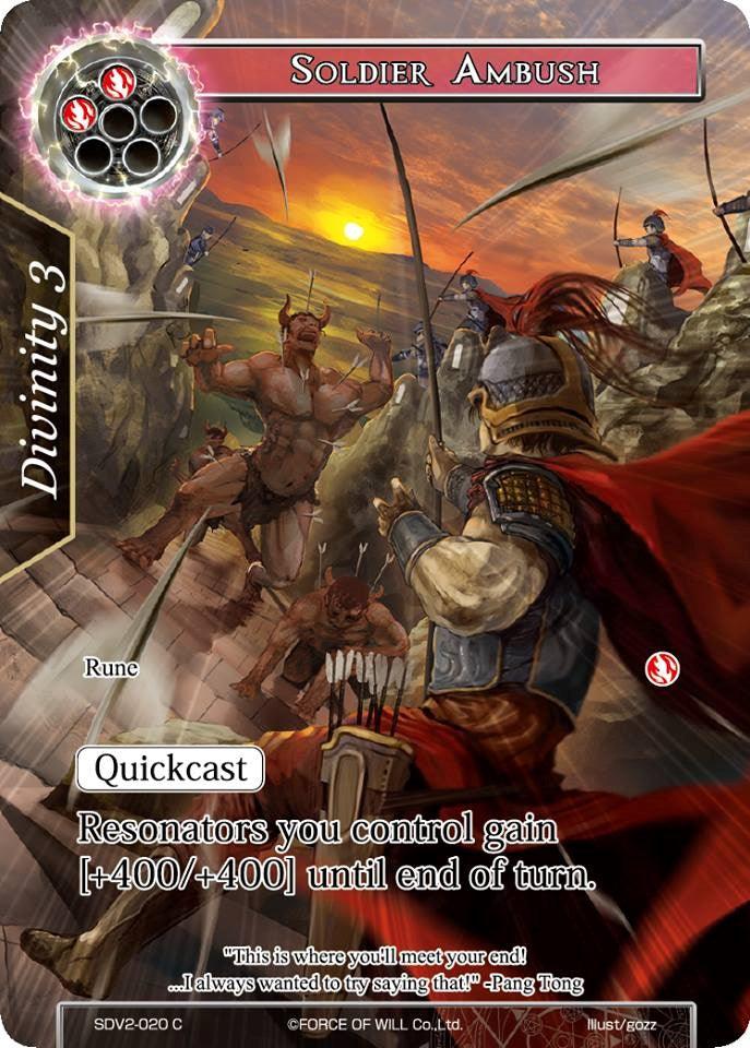 Soldier Ambush (SDV2-020) [Starter Deck: Valhalla Cluster] - POKÉ JEUX