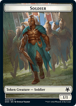 Soldier // Elf Warrior Double-Sided Token [Game Night: Free-for-All Tokens] - POKÉ JEUX