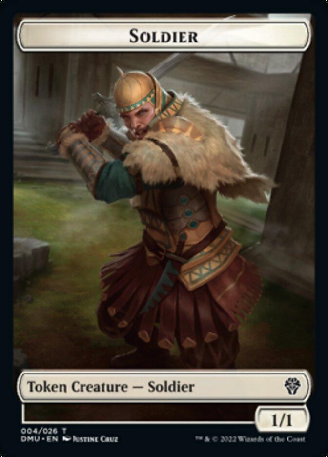 Soldier // Jaya, Fiery Negotiator Emblem Double-Sided Token [Dominaria United Tokens] - POKÉ JEUX