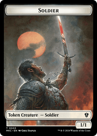 Soldier // Ogre Double-Sided Token [Murders at Karlov Manor Commander Tokens] - POKÉ JEUX