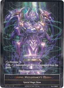 Sorrowful Necromancy's Memoria (Full Art) (BFA-100) [Battle for Attoractia] - POKÉ JEUX