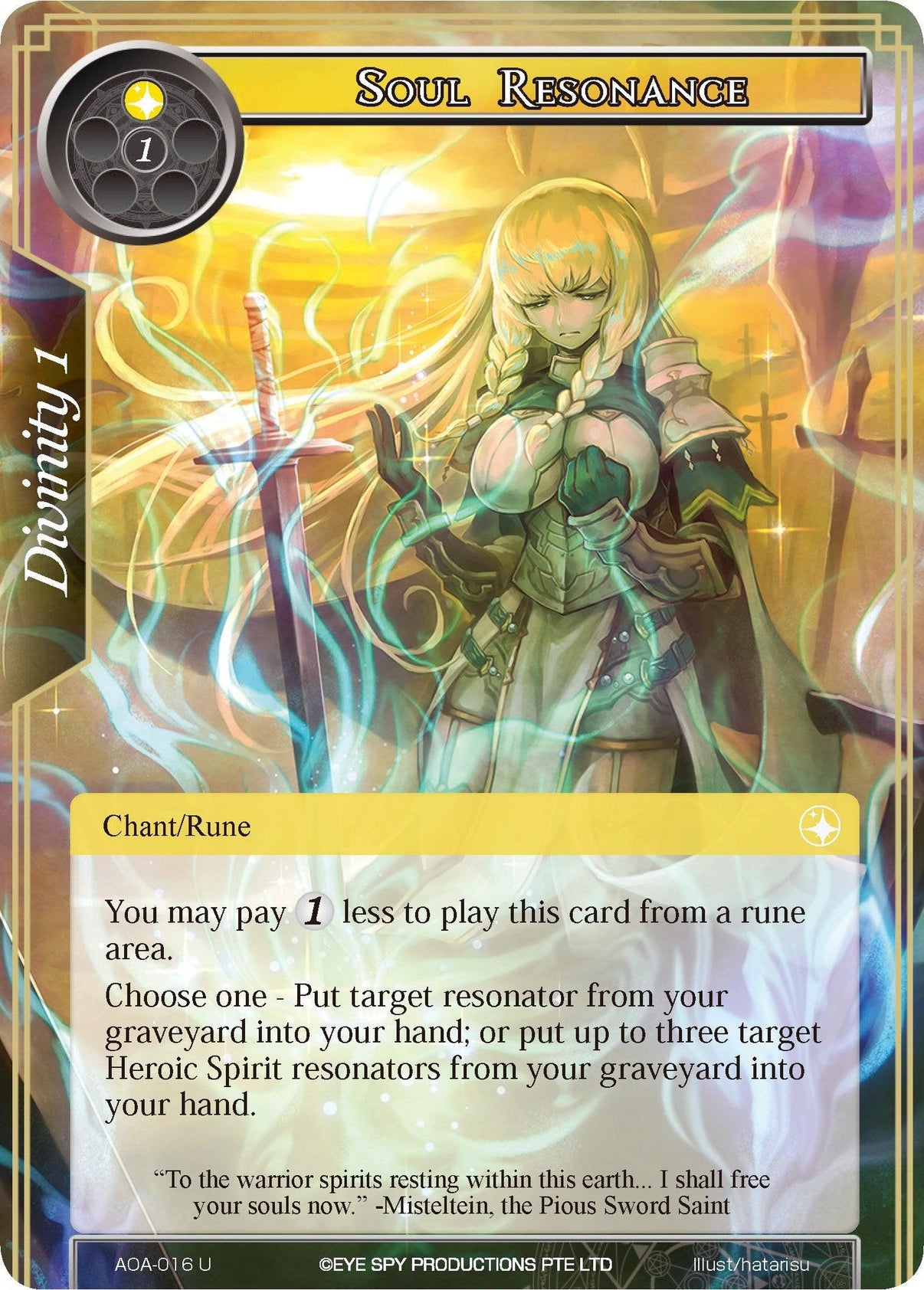 Soul Resonance (AOA-016) [Awakening of the Ancients] - POKÉ JEUX