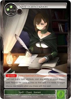 Spell Transcription (3-094) [The Shaft of Light of Valhalla] - POKÉ JEUX