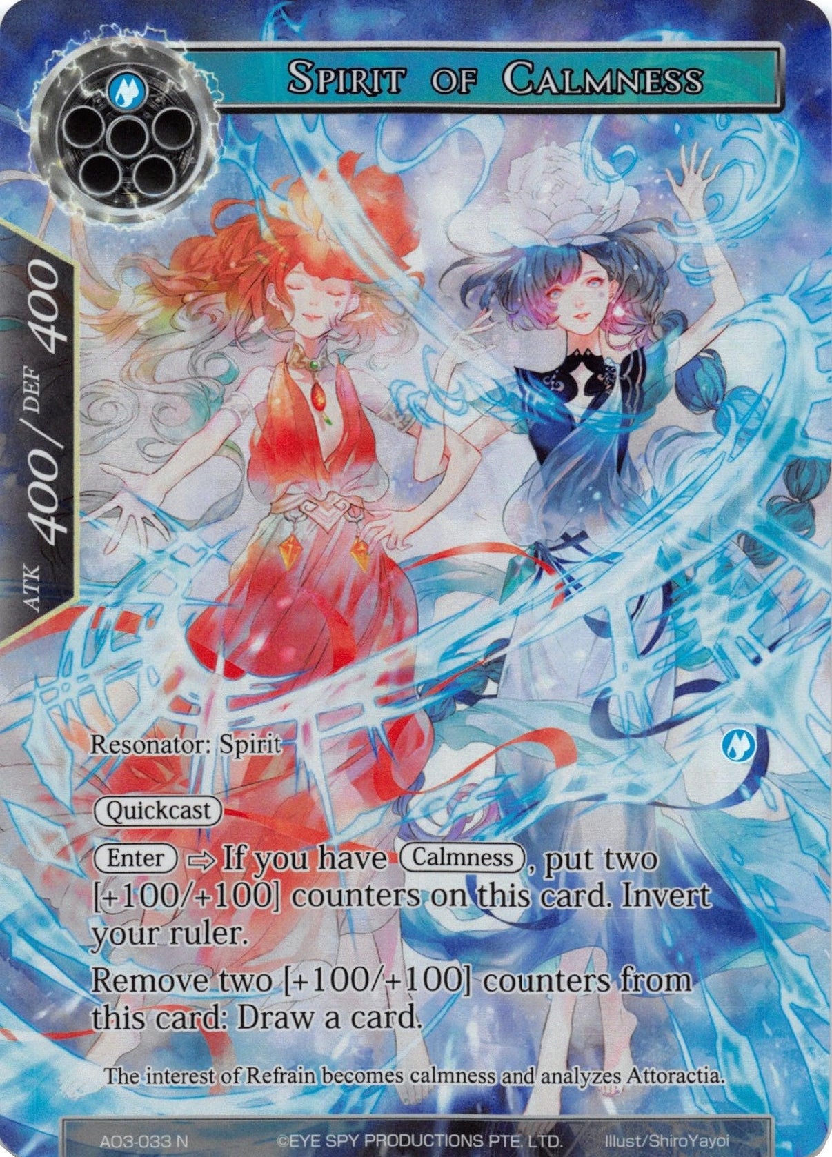 Spirit of Calmness (Full Art) (AO3-033) [Alice Origin III] - POKÉ JEUX